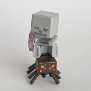 Minecraft Mini Figure Skeleton Spider Jockey Stop Motion Movie Creator Figurine